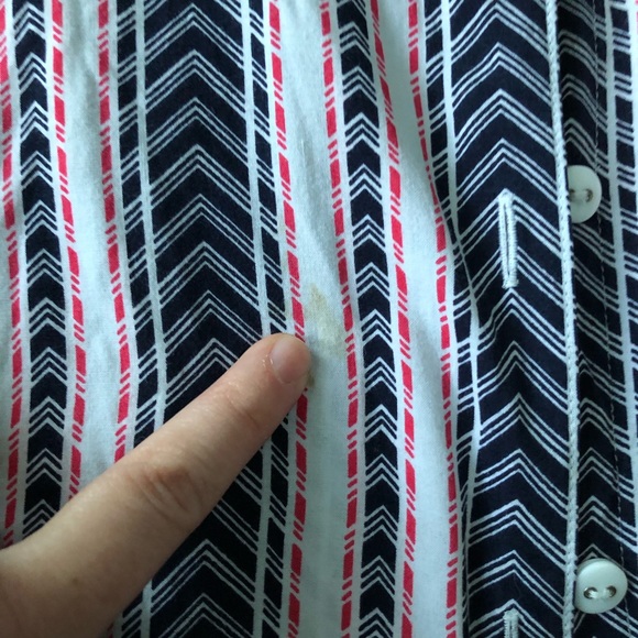 💕LAST CHANCE💕 Foxcroft Women’s Collard Button Down Top size 14 - Picture 5 of 6